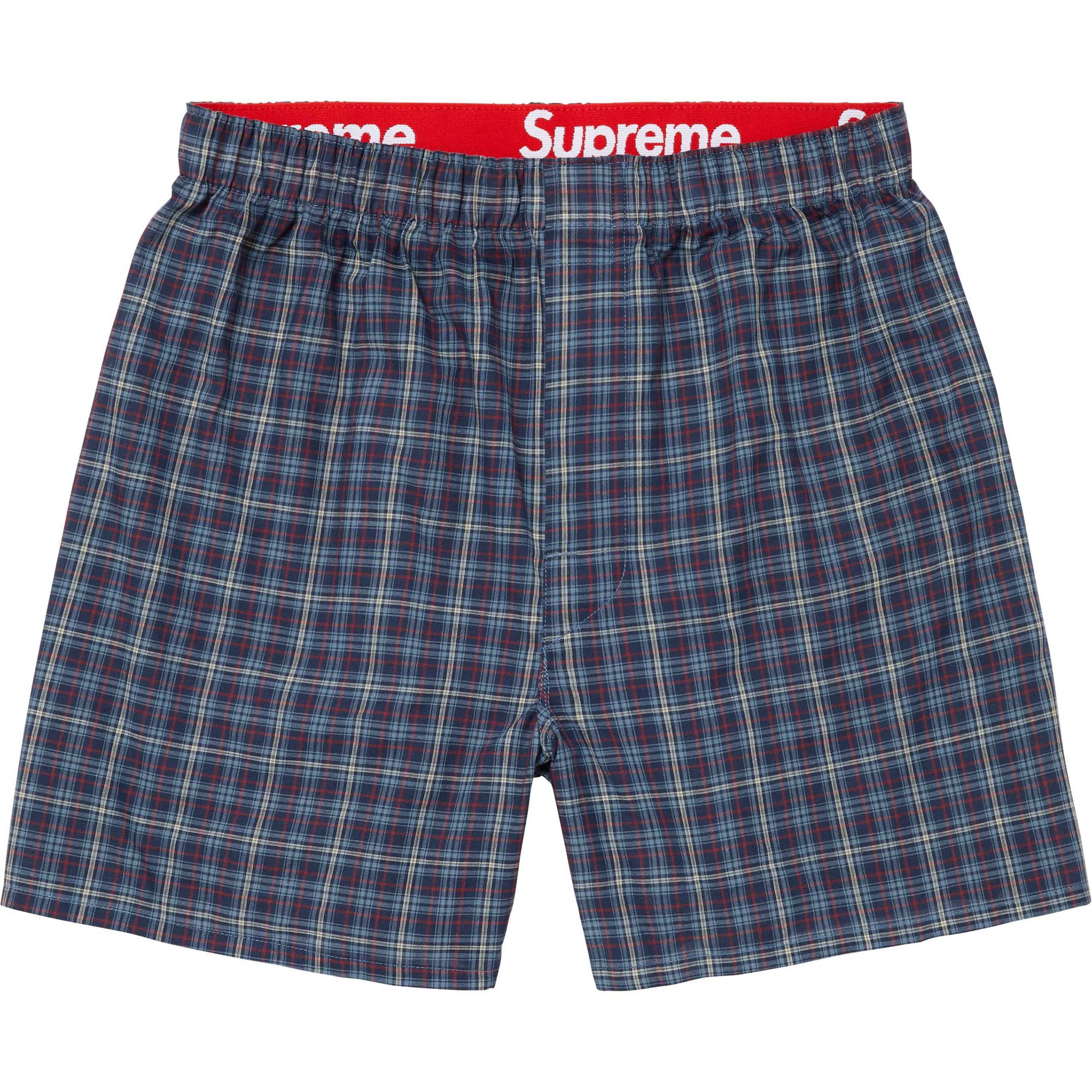 Supreme®/Hanes® Plaid Boxers (4 Pack) view 3